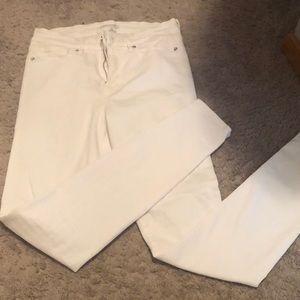 Good American White denim jeans